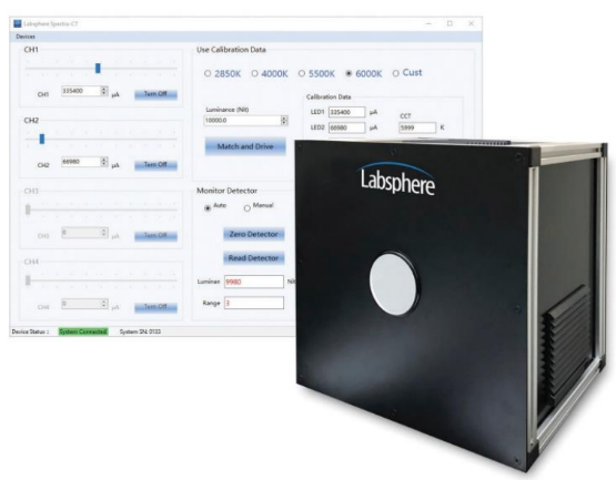 固態(tài)平場(chǎng)可調(diào)光源，色溫2800K到7500K可調(diào)（Spectra-CT）(圖1)